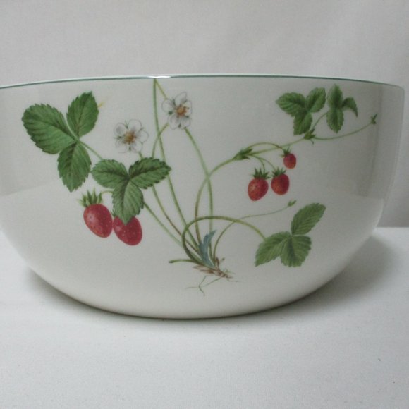 Mikasa Optima Strawberry Hill Serving Bowl Y4117 Chip Resistant Fine China Vtg - Picture 3 of 9